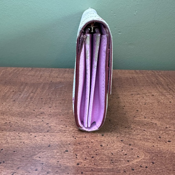 Louis Vuitton White Murakami Sarah wallet multicolor with pink interior - Picture 6 of 17